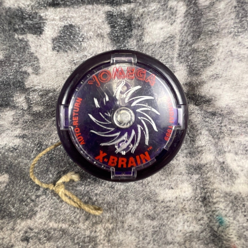 Vtg Yomega Bandai X-Brain Yo-Yo 1999  Purple Bandai 90 Nostalgia Retro Skill Toy